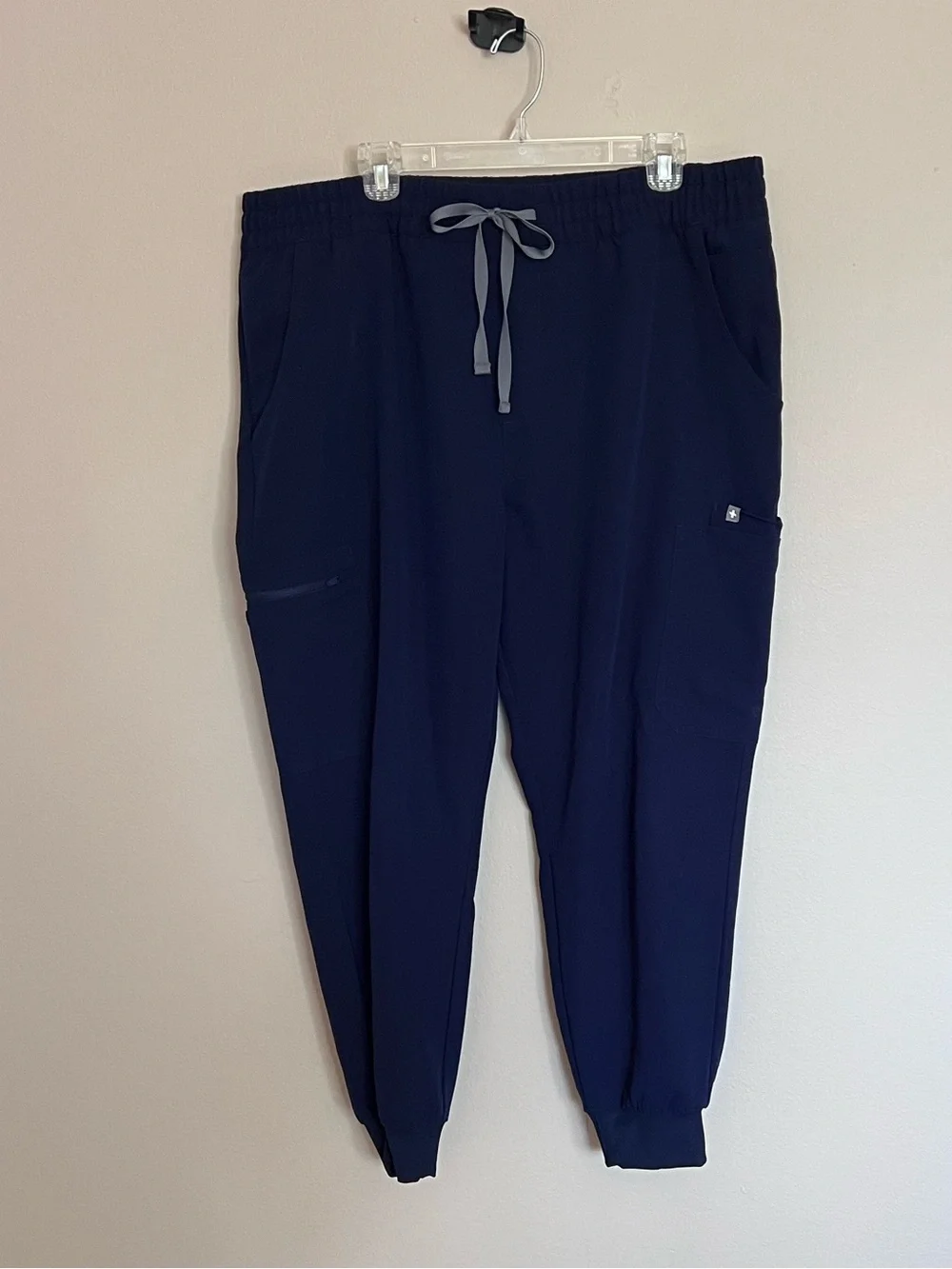 Figs Navy Uman Relaxed Jogger Scrub Pants size: XXL petite